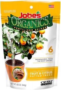 Jobe's Organic Fruit & Citrus Fertilizer Spikes
